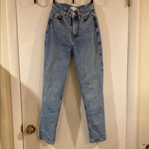 H&M Blue High Rise Women's Jeans